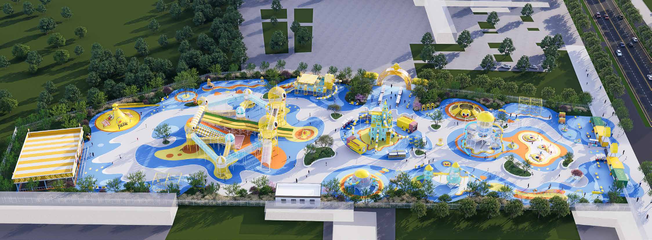 Crazy Duck Inflatable Park (Catalog P.32)
